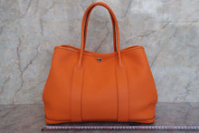 將圖片載入圖庫檢視器 HERMES／エルメス ガーデンパーティPM ネゴンダ オレンジ □N刻印 トートバッグ 700090113
