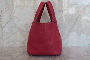 HERMES／エルメス ピコタンロックＰＭ トリヨンクレマンス ルビー ハンドバッグ 700070033