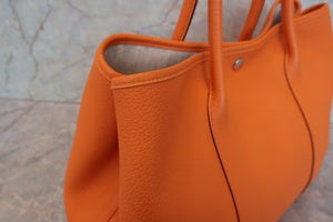 HERMES／エルメス ガーデンパーティPM ネゴンダ オレンジ □N刻印 トートバッグ 700090113