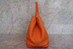 HERMES／エルメス ガーデンパーティPM ネゴンダ オレンジ □N刻印 トートバッグ 700090113