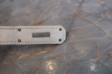 将图片加载到图库查看器，HERMES BIRKIN 30 Clemence leather White □L刻印 Hand bag 800020098
