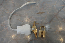 将图片加载到图库查看器，HERMES BIRKIN 30 Clemence leather White □L刻印 Hand bag 800020098
