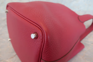 HERMES／エルメス ピコタンロックＰＭ トリヨンクレマンス ルビー ハンドバッグ 700070033
