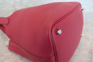 HERMES／エルメス ピコタンロックＰＭ トリヨンクレマンス ルビー ハンドバッグ 700070033