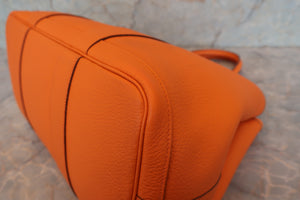 HERMES／エルメス ガーデンパーティPM ネゴンダ オレンジ □N刻印 トートバッグ 700090113