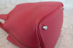 HERMES／エルメス ピコタンロックＰＭ トリヨンクレマンス ルビー ハンドバッグ 700070033
