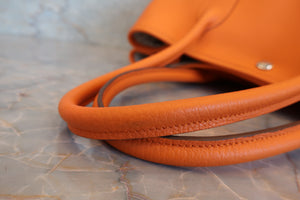 HERMES／エルメス ガーデンパーティPM ネゴンダ オレンジ □N刻印 トートバッグ 700090113