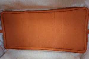 HERMES／エルメス ガーデンパーティPM ネゴンダ オレンジ □N刻印 トートバッグ 700090113