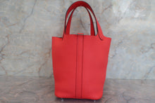 Load image into Gallery viewer, HERMES PICOTIN LOCK PM Clemence leather Rose texas U Engraving Hand bag 600070043
