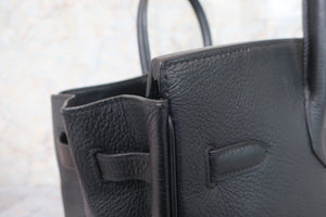 HERMES BIRKIN 35 Clemence leather Black □D刻印  Hand bag 600100201