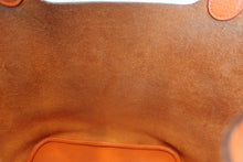 将图片加载到图库查看器，HERMES PICOTIN LOCK MM Clemence leather Orange Hand bag □P刻印 Hand bag 600050237
