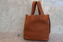 Load image into Gallery viewer, HERMES PICOTIN LOCK GM Clemence leather Gold □P Engraving Hand bag 700120036

