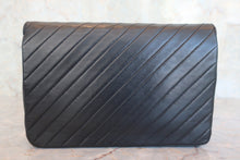 画像をギャラリービューアに読み込む, CHANEL/シャネル バイアスステッチチェーンショルダーバッグ ラムスキン ブラック/ゴールド金具 ショルダーバッグ 800050079
