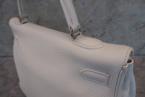 HERMES KELLY 35 Clemence leather White □O刻印 Shoulder bag 600080126