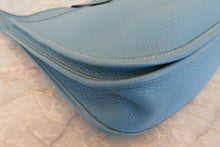 Load image into Gallery viewer, HERMES  EVELYNE 2GM Clemence leather Blue jean □H Engraving Shoulder bag 700060172
