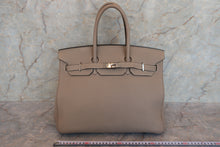 画像をギャラリービューアに読み込む, HERMES／エルメス バーキン35 トゴ トゥルティエールグレー □M刻印 ハンドバッグ 700070013
