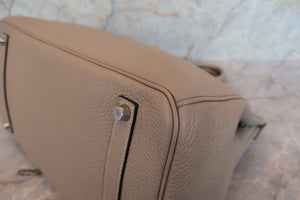 HERMES／エルメス バーキン35 トゴ トゥルティエールグレー □M刻印 ハンドバッグ 700070013