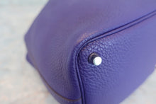 将图片加载到图库查看器，HERMES PICOTIN LOCK PM Clemence leather Ultra Violet Hand bag 600090083
