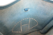 Load image into Gallery viewer, HERMES  EVELYNE 2GM Clemence leather Blue jean □H Engraving Shoulder bag 700060172

