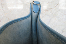 Load image into Gallery viewer, HERMES  EVELYNE 2GM Clemence leather Blue jean □H Engraving Shoulder bag 700060172
