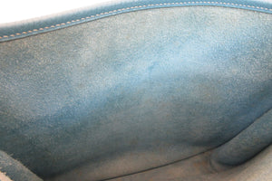 HERMES  EVELYNE 2GM Clemence leather Blue jean □H Engraving Shoulder bag 700060172