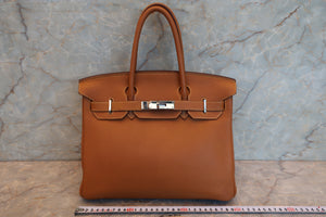 HERMES／エルメス バーキン30 トゴ ゴールド □K刻印 ハンドバッグ 700090082