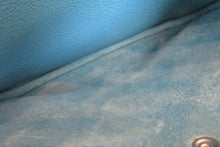 Load image into Gallery viewer, HERMES  EVELYNE 2GM Clemence leather Blue jean □H Engraving Shoulder bag 700060172
