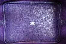 将图片加载到图库查看器，HERMES PICOTIN LOCK PM Clemence leather Ultra Violet Hand bag 600090083
