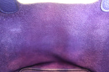 将图片加载到图库查看器，HERMES PICOTIN LOCK PM Clemence leather Ultra Violet Hand bag 600090083
