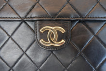 画像をギャラリービューアに読み込む, CＨANEL/シャネル マトラッセプッシュロックチェーンショルダーバッグ ラムスキン ブラック/ゴールド金具 ショルダーバッグ 800080139
