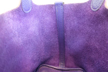 将图片加载到图库查看器，HERMES PICOTIN LOCK PM Clemence leather Ultra Violet Hand bag 600090083
