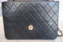 画像をギャラリービューアに読み込む, CＨANEL/シャネル マトラッセプッシュロックチェーンショルダーバッグ ラムスキン ブラック/ゴールド金具 ショルダーバッグ 800080139
