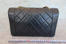 画像をギャラリービューアに読み込む, CHANEL/シャネル ダイアナマトラッセチェーンショルダーバッグ ラムスキン ブラック/ゴールド金具 ショルダーバッグ 800040126
