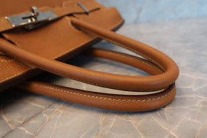 HERMES／エルメス バーキン30 トゴ ゴールド □K刻印 ハンドバッグ 700090082