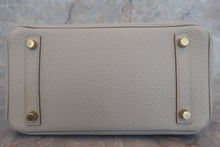 将图片加载到图库查看器，HERMES BIRKIN 25 Togo leather Pearl gray T刻印 Hand bag 600100104
