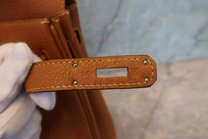 HERMES／エルメス バーキン30 トゴ ゴールド □K刻印 ハンドバッグ 700090082