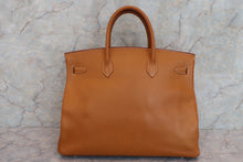 将图片加载到图库查看器，HERMES BIRKIN 40 Ardennes leather Natural sable □C刻印 Hand bag 600090088
