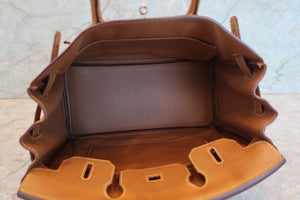 HERMES／エルメス バーキン30 トゴ ゴールド □K刻印 ハンドバッグ 700090082