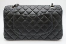 Load image into Gallery viewer, CHANEL Matelasse Double Flap Double Chain shoulder bag Caviar skin Black/Silver hardware Shoulder bag 800100005
