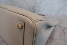 将图片加载到图库查看器，HERMES BIRKIN 25 Togo leather Pearl gray T刻印 Hand bag 600100104
