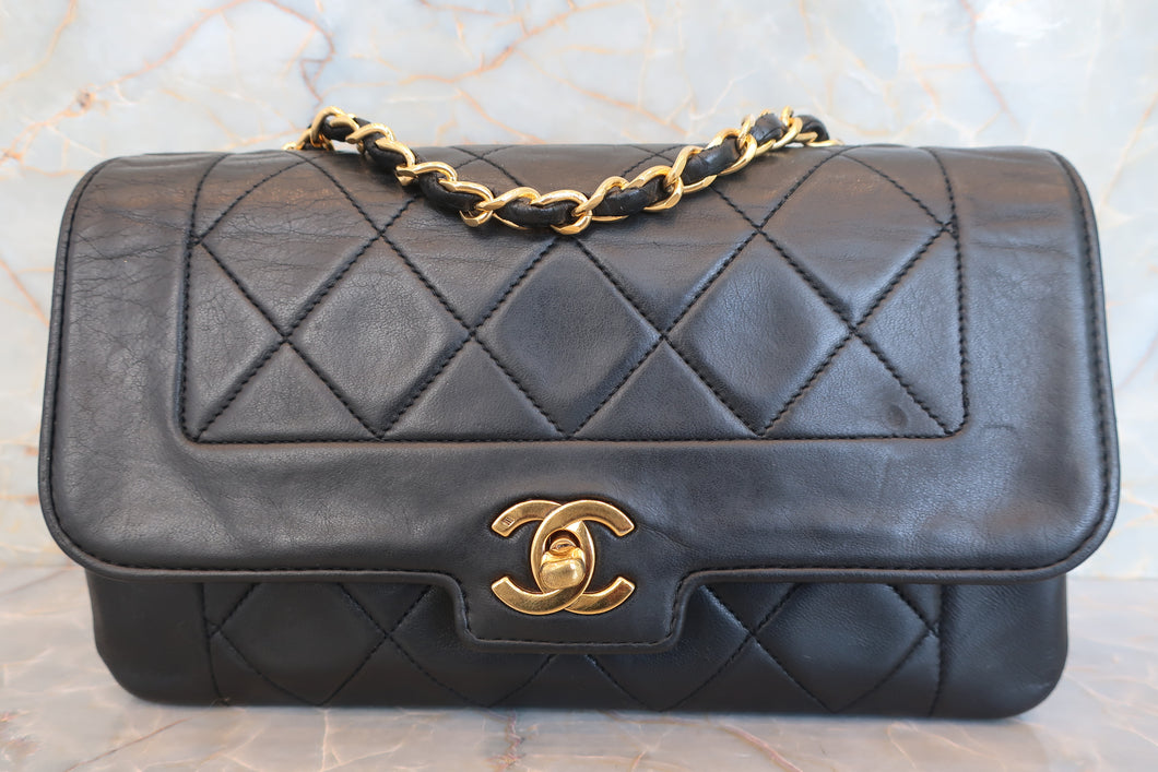 CHANEL/香奈儿 CF 链条包 羊皮 Black/Gold hadware(黑色/金色金属) 肩背包 700100229