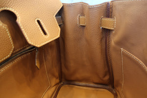 HERMES／エルメス バーキン30 トゴ ゴールド □K刻印 ハンドバッグ 700090082