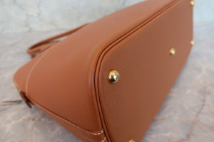 HERMES／エルメス ボリード35 クシュベル ゴールド 〇Z刻印 ショルダーバッグ 700080086