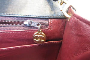 CHANEL Matelasse chain shoulder bag Lambskin Black/Gold hadware Shoulder bag 700060187