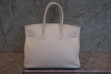 將圖片載入圖庫檢視器 HERMES／エルメス バーキン35 トリヨンクレマンス ホワイト □L刻印 ハンドバッグ 700070141
