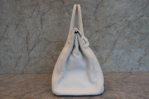 HERMES／エルメス バーキン35 トリヨンクレマンス ホワイト □L刻印 ハンドバッグ 700070141