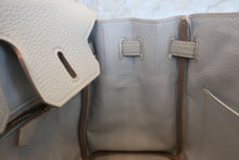 将图片加载到图库查看器，HERMES BIRKIN 25 Togo leather Pearl gray T刻印 Hand bag 600100104
