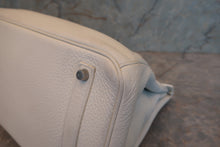 將圖片載入圖庫檢視器 HERMES／エルメス バーキン35 トリヨンクレマンス ホワイト □L刻印 ハンドバッグ 700070141
