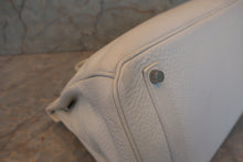 將圖片載入圖庫檢視器 HERMES／エルメス バーキン35 トリヨンクレマンス ホワイト □L刻印 ハンドバッグ 700070141
