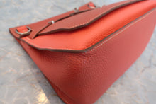 将图片加载到图库查看器，HERMES JYPSIERE 28 Clemence leather Rose jaipur/Sanguine T刻印 Shoulder bag 800070004
